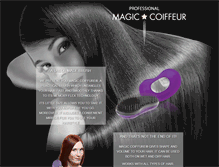 Tablet Screenshot of magicoiffure.com